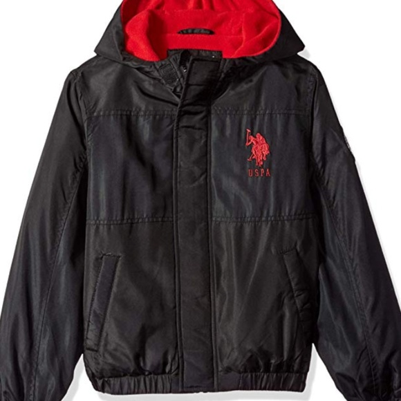 U.S.Polo Assn. Boys' Midweight Nylon Bubble Jacket - Picture 1 of 4